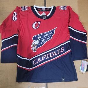 New NHL Jersey Ovechkin Washington Capitals #8 Size XL (54)
